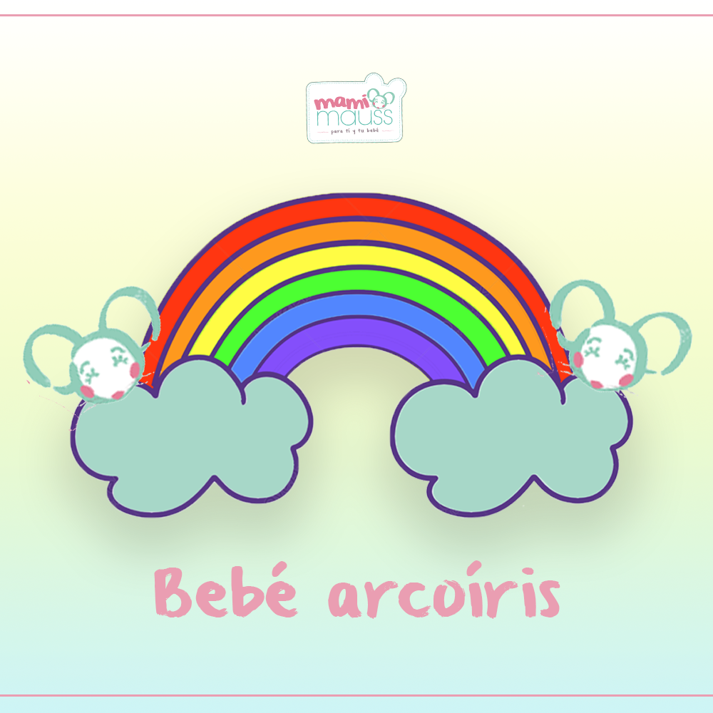 Bebe arcoiris Mami Mauss