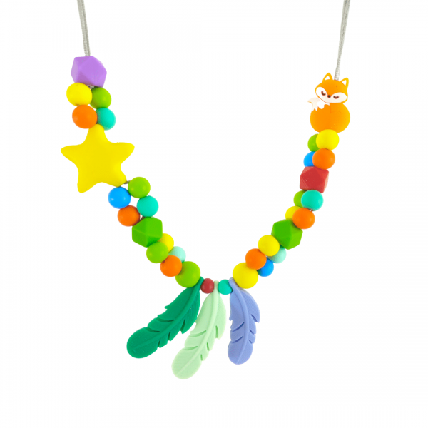 3 plumas bebé Arcoíris + estrella