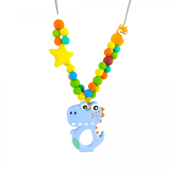Collar de lactancia dino muelitas + zorro mini